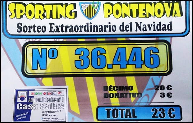 Loteria Nadal Sporting Pontenova